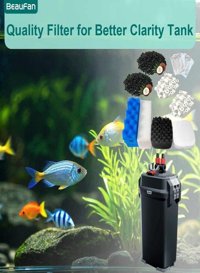 beaufan 24 Pack Aquarium Media Kit Replacement for Fluval 206/207 Canister Filters, Replacement Bio Foam Filters, Activated Carbon & Ceramic Rings (2 Sets Maintenance Bundle) - Image 4